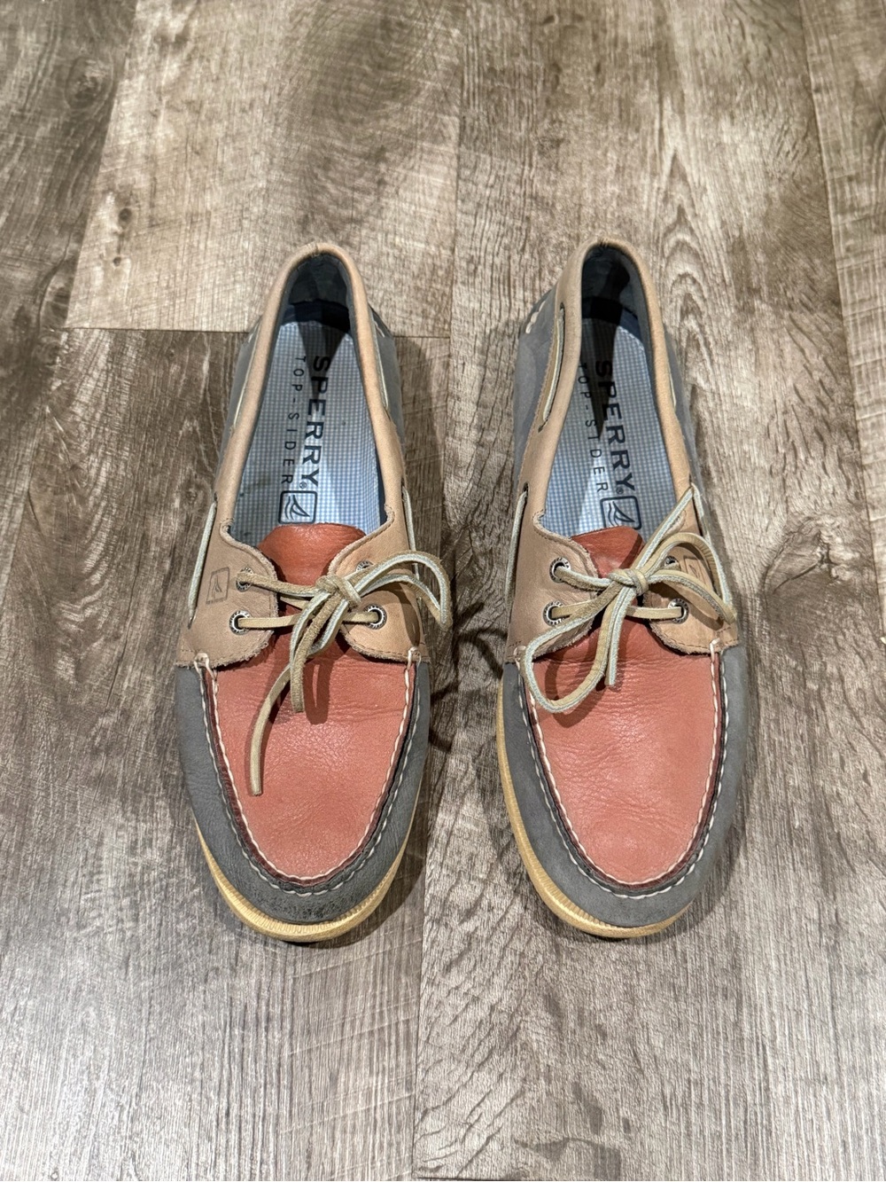 SPERRY Top Sider Multi-Color Leather Boat Shoe 9.5M